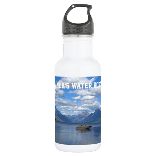 Glacier National Park Fotografie Trinkflasche (Vorderseite)