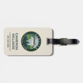 Glacier National Park Gepäckanhänger (Rückseite horizontal)