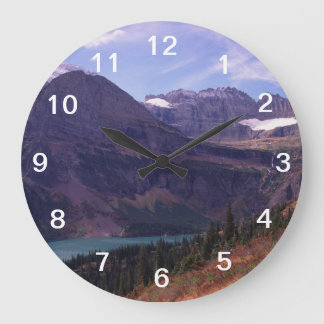 Glacier National Park Große Wanduhr