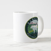 Glacier National Park Jumbo-Tasse (Vorderseite Rechts)