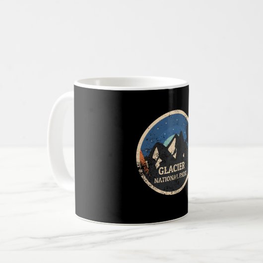 Glacier National Park Kaffeetasse (Vorderseite Links)