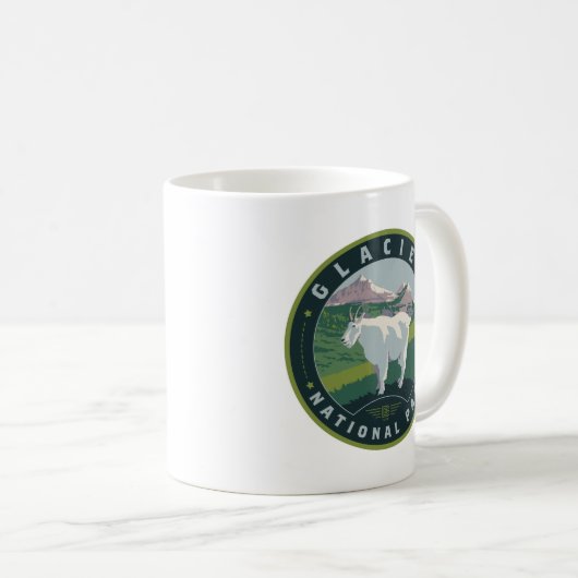 Glacier National Park Kaffeetasse (VorderseiteRechts)