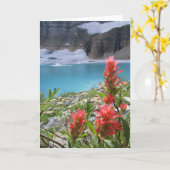 Glacier National Park Karte (Gelbe Blume)