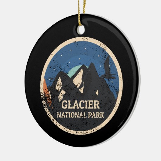 Glacier National Park Keramik Ornament (Links)
