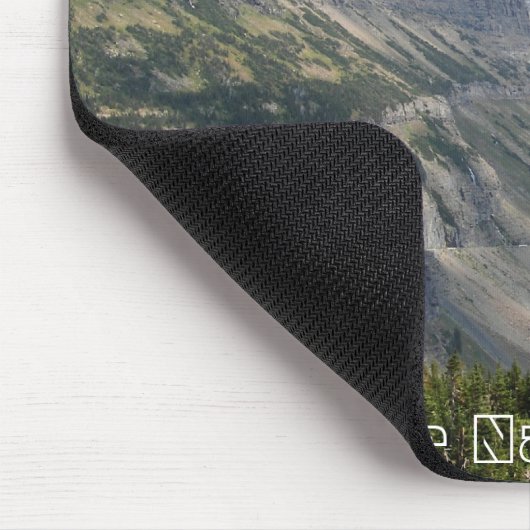 Glacier National Park Landscape Foto Mousepad (Ecke)