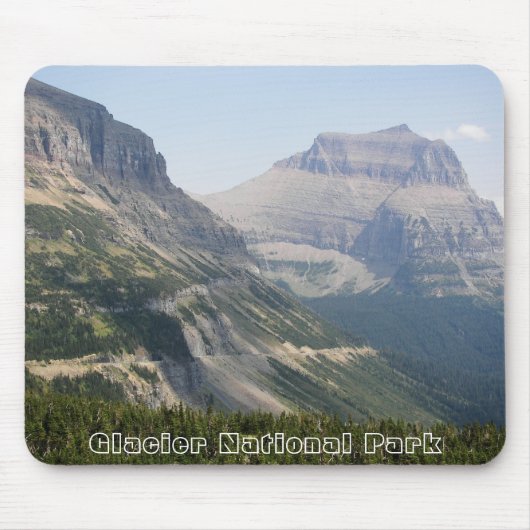 Glacier National Park Landscape Foto Mousepad (Vorne)