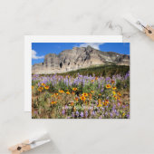 Glacier National Park landschaftliches Foto Karte (Vorderseite/Rückseite Beispiel)