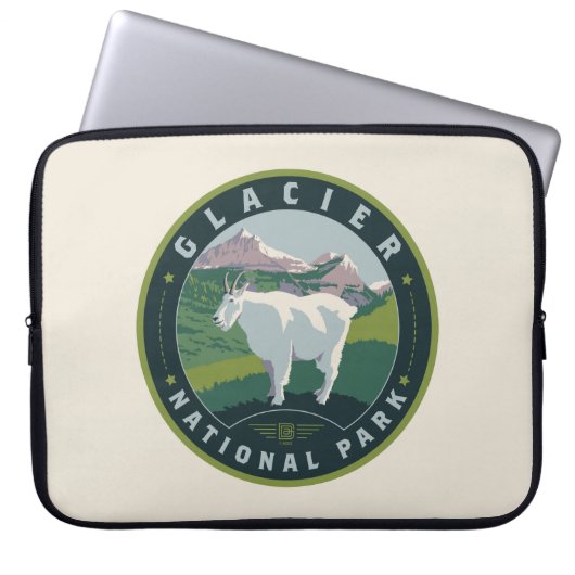 Glacier National Park Laptopschutzhülle (Vorderseite)