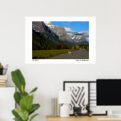 Glacier National Park - Lone Coyote Poster (Heimbüro)