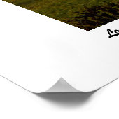 Glacier National Park - Lone Coyote Poster (Ecke)