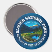 Glacier National Park Magnet (Vorderseite/Rückseite)