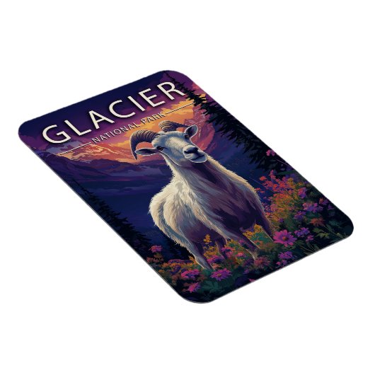 Glacier National Park Magnet (Rechte Seite)