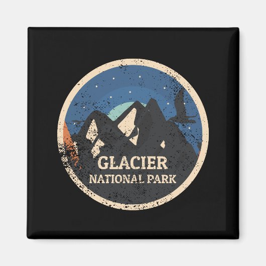 Glacier National Park Magnet (Vorne)