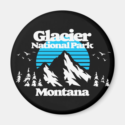 Glacier National Park Magnet (Vorne)