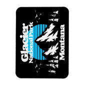 Glacier National Park Magnet (Vertikal)