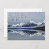 Glacier National Park McDonald Montana Postkarte (Vorne/Hinten)