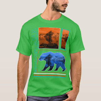 Glacier National Park Montana Grizzly Bear Souveni T-Shirt