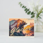 Glacier National Park, Montana Postcard Postkarte (Stehend Vorderseite)