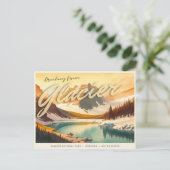 Glacier National Park, Montana Postkarte (Stehend Vorderseite)