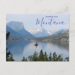 Glacier National Park Montana Reise Postkarte