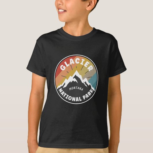 Glacier National Park Montana T-Shirt (Vorderseite)