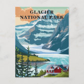 Glacier National Park, Montana Travel Postcard Postkarte (Vorderseite)