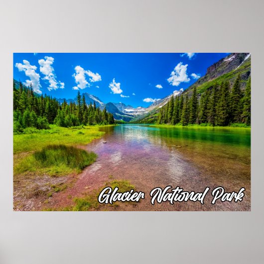 Glacier National Park, Montana, USA Poster (Vorne)