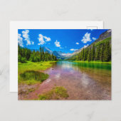 Glacier National Park, Montana, USA Postkarte (Vorne/Hinten)