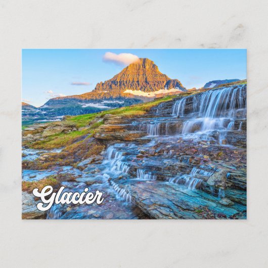 Glacier National Park, Montana, USA Postkarte (Vorderseite)