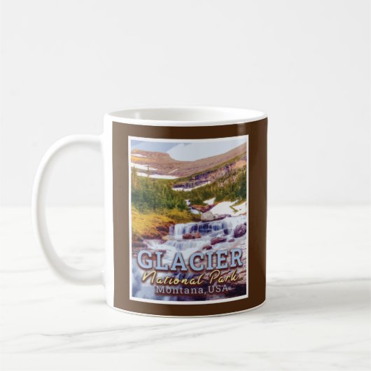 GLACIER NATIONAL PARK - MONTANA VEREINIGTE STAATEN KAFFEETASSE (Links)