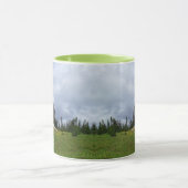 Glacier National Park Mountain Meadow Foto Tasse (Zentrum)