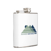 Glacier National Park Mountain Sun Flachmann (Rechts)