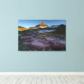 Glacier National Park Mountains Leinwanddruck (Insitu (Holzboden))