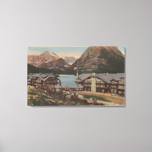 Glacier National Park, MT - Many Glacier Hotel 2 Leinwanddruck