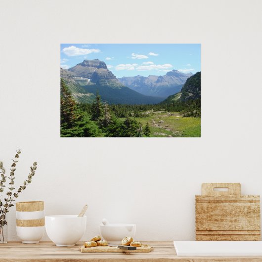 Glacier National Park Northwest Montana Poster (Küche)