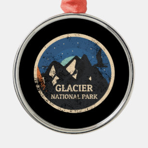 Glacier National Park Ornament Aus Metall
