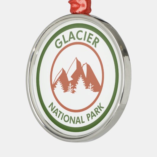 Glacier National Park Ornament Aus Metall (Links)