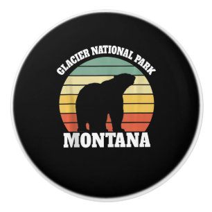 Glacier National Park Polar Bear Lover Keramikknauf