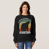 Glacier National Park Polar Bear Lover Sweatshirt (Vorne ganz)