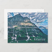 Glacier National Park Postcard Postkarte (Vorne/Hinten)