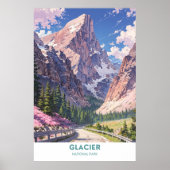 Glacier National Park Poster (Vorne)