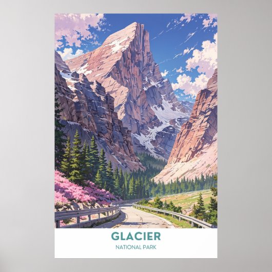 Glacier National Park Poster (Vorne)