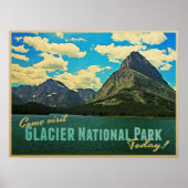 Glacier National Park Poster (Vorne)