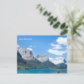 Glacier National Park Postkarte (Stehend Vorderseite)
