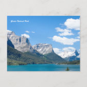 Glacier National Park Postkarte (Vorderseite)