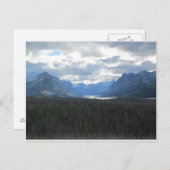 Glacier National Park Postkarte (Vorne/Hinten)