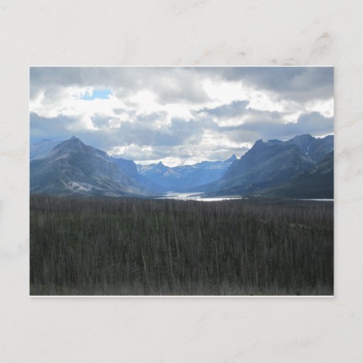 Glacier National Park Postkarte (Vorderseite)