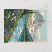 Glacier National Park Postkarte (Vorderseite)