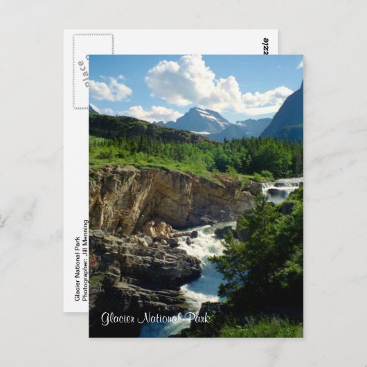 Glacier National Park Postkarte (Vorne/Hinten)