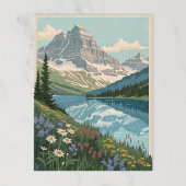 Glacier National Park Postkarte